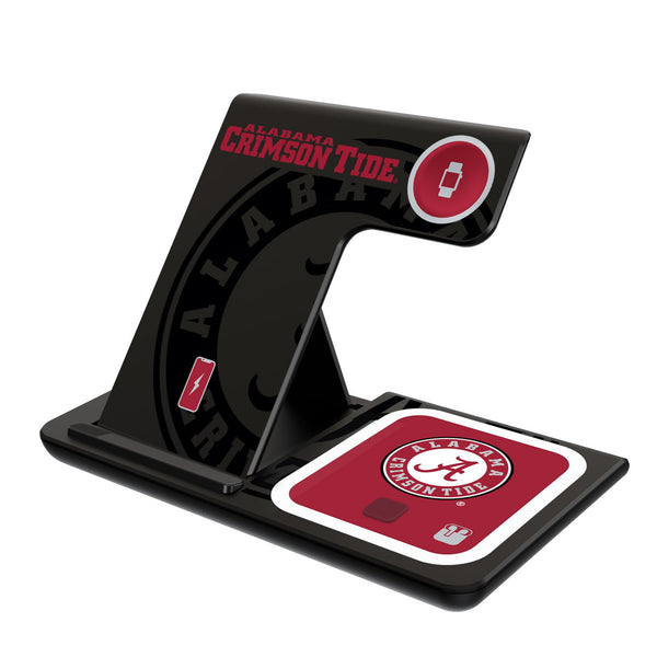 University of Alabama Crimson Tide Monocolor Tilt 3 in 1 Charging Station