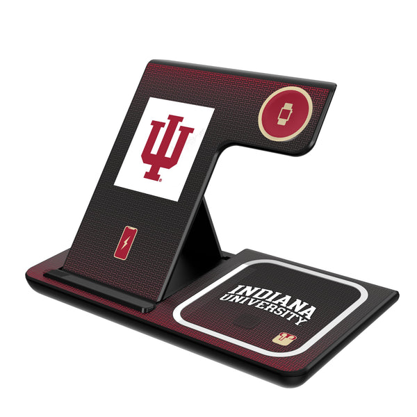 Indiana University Hoosiers Linen 3 in 1 Charging Station