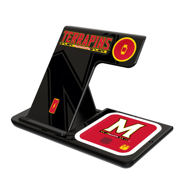 University of Maryland Terrapins Monocolor Tilt 3 in 1 Charging Station