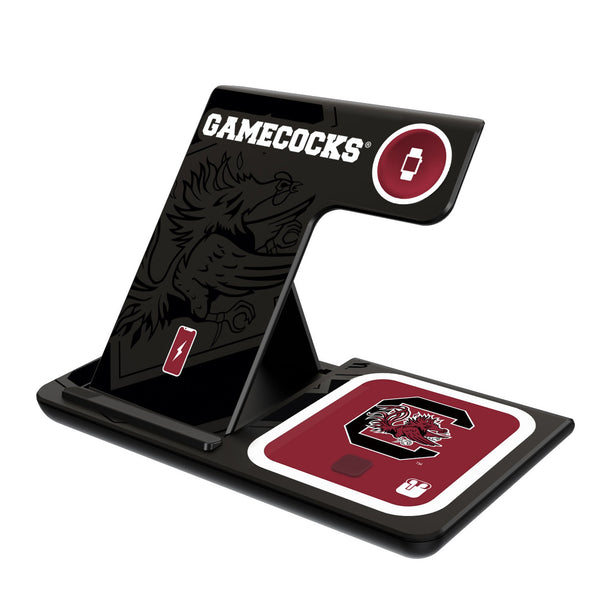 University of South Carolina Gamecocks Monocolor Tilt 3 in 1 Charging Station