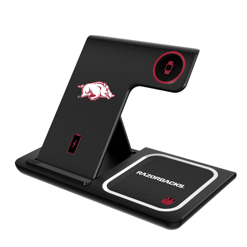 University of Arkansas Fayetteville Razorbacks Linen 3 in 1 Charging Station