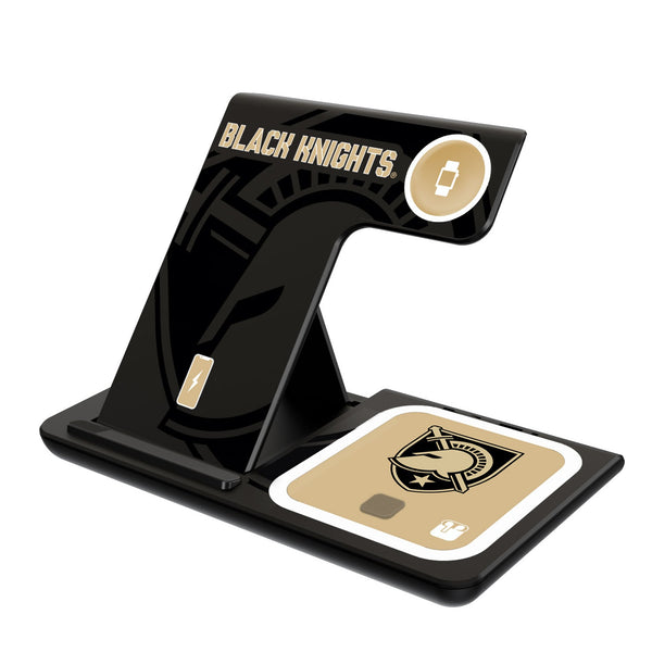 United States Military Academy Black Knights Monocolor Tilt 3 in 1 Charging Station