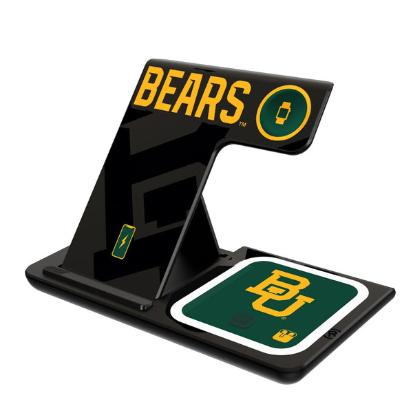 Baylor University Bears Monocolor Tilt 3 in 1 Charging Station