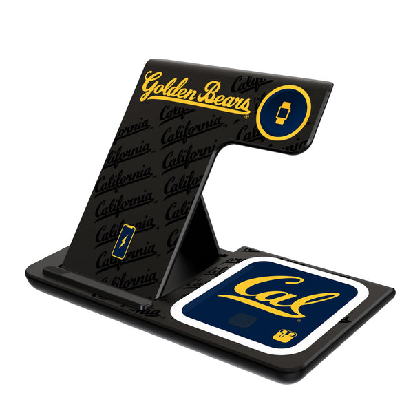 University of California Berkeley Golden Bears Monocolor Tilt 3 in 1 Charging Station