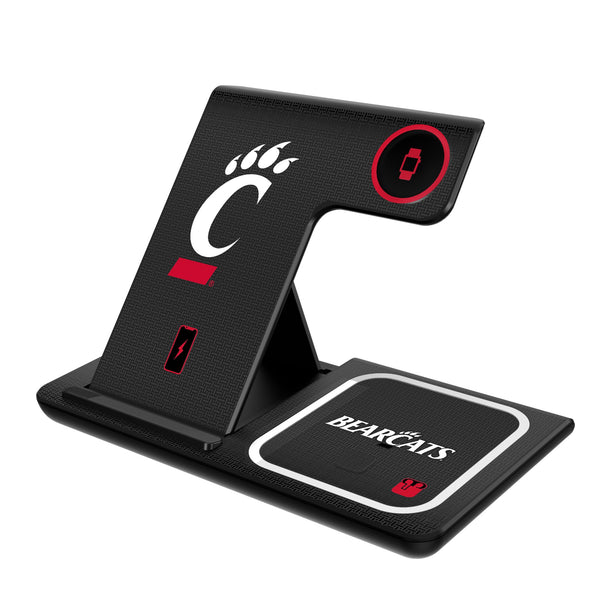 University of Cincinnati Bearcats Linen 3 in 1 Charging Station