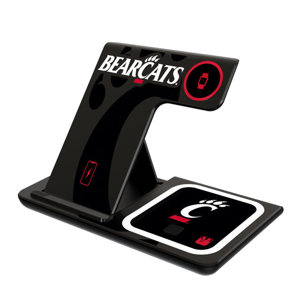 University of Cincinnati Bearcats Monocolor Tilt 3 in 1 Charging Station