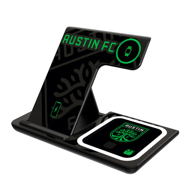 Austin FC  Monocolor Tilt 3 in 1 Charging Station