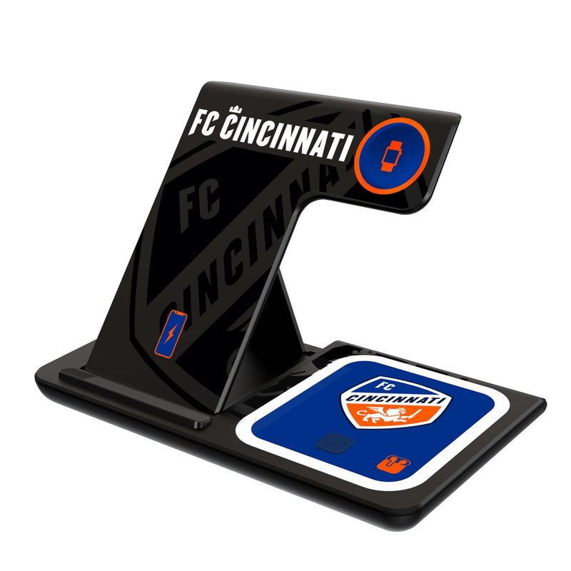 FC Cincinnati  Monocolor Tilt 3 in 1 Charging Station