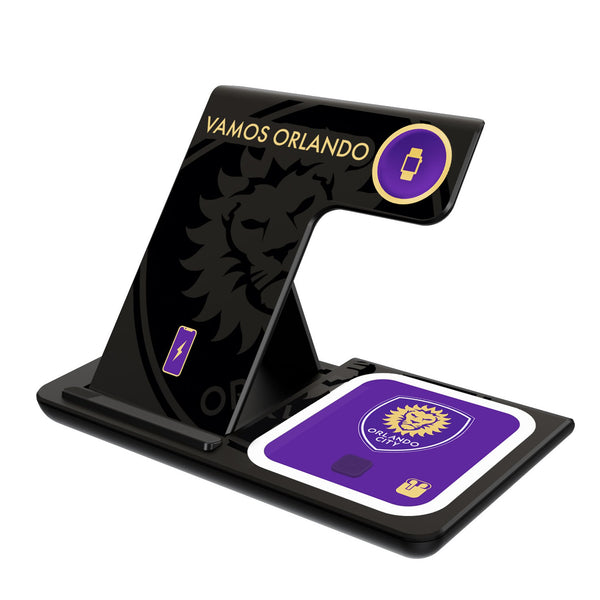 Orlando City Soccer Club  Monocolor Tilt 3 in 1 Charging Station