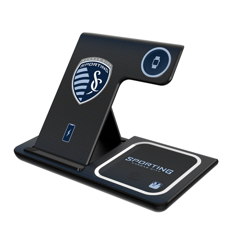 Sporting Kansas City   Linen 3 in 1 Charging Station