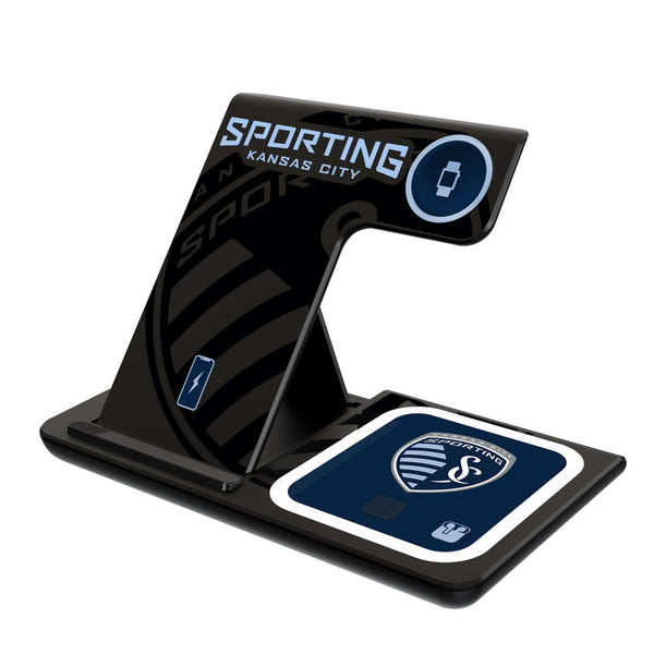 Sporting Kansas City   Monocolor Tilt 3 in 1 Charging Station