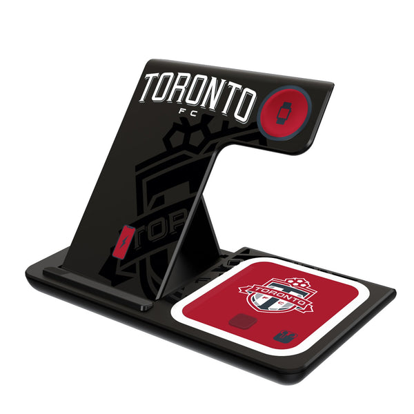 Toronto FC   Monocolor Tilt 3 in 1 Charging Station