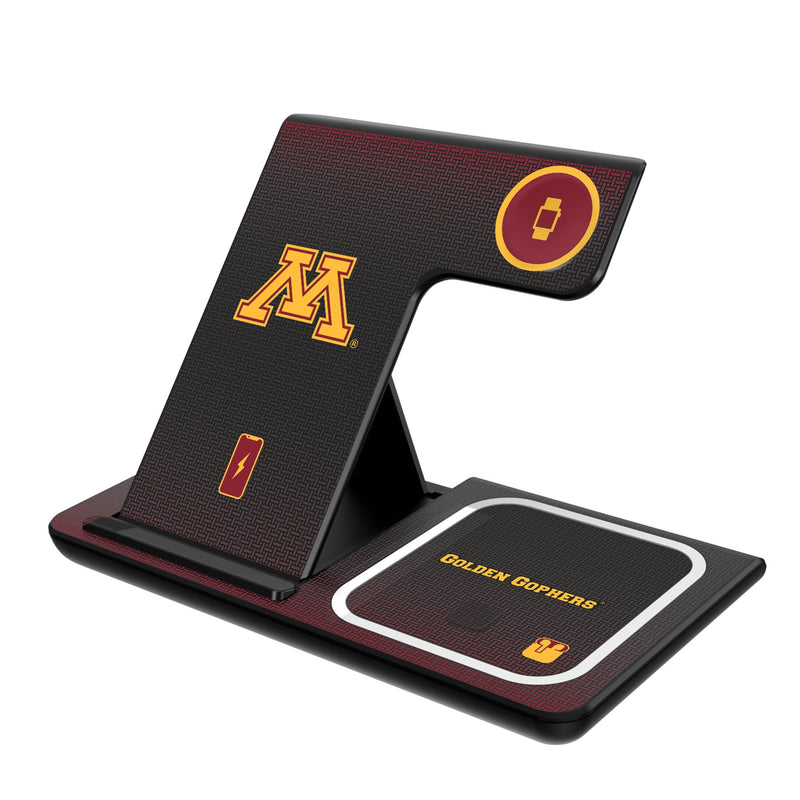 University of Minnesota Golden Gophers Linen 3 in 1 Charging Station