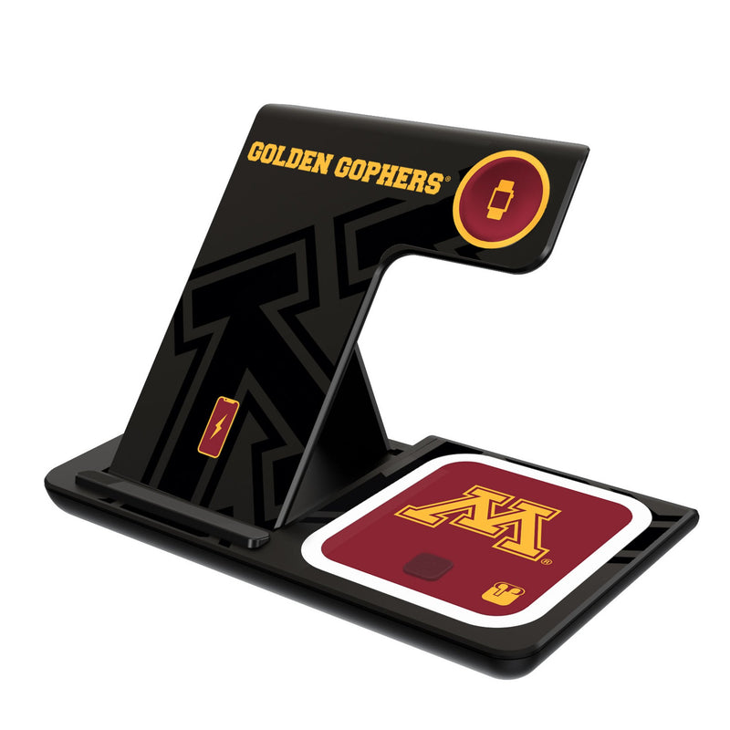 University of Minnesota Golden Gophers Monocolor Tilt 3 in 1 Charging Station