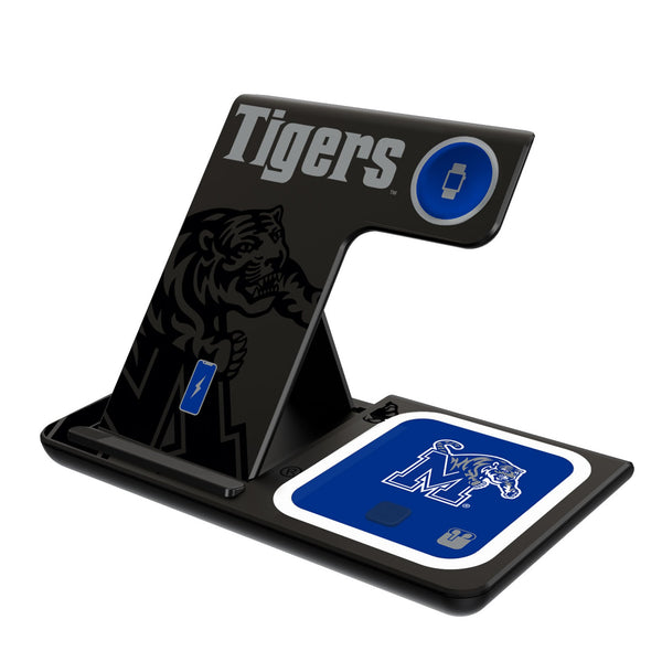 University of Memphis Tigers Monocolor Tilt 3 in 1 Charging Station