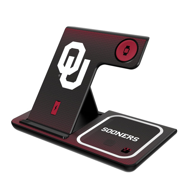 University of Oklahoma Sooners Linen 3 in 1 Charging Station