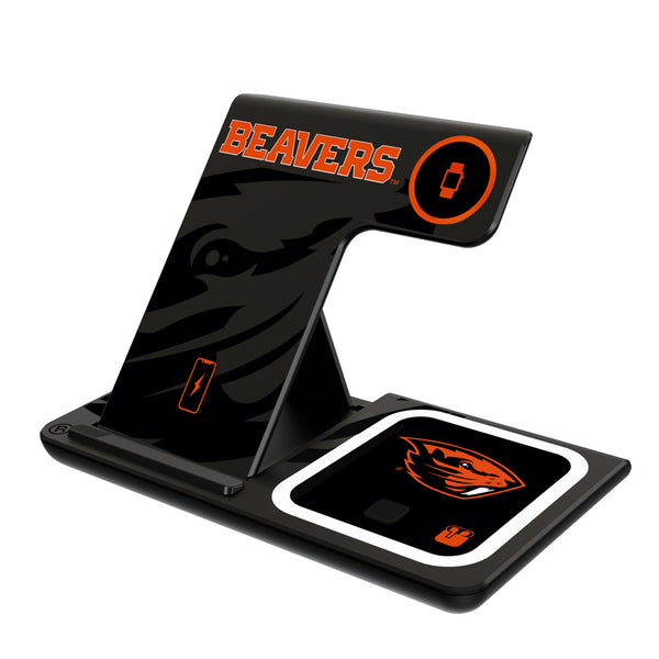 Oregon State University Beavers Monocolor Tilt 3 in 1 Charging Station