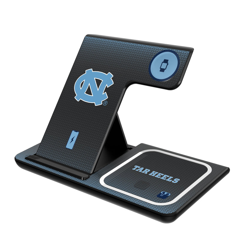 University of North Carolina Tar Heels Linen 3 in 1 Charging Station