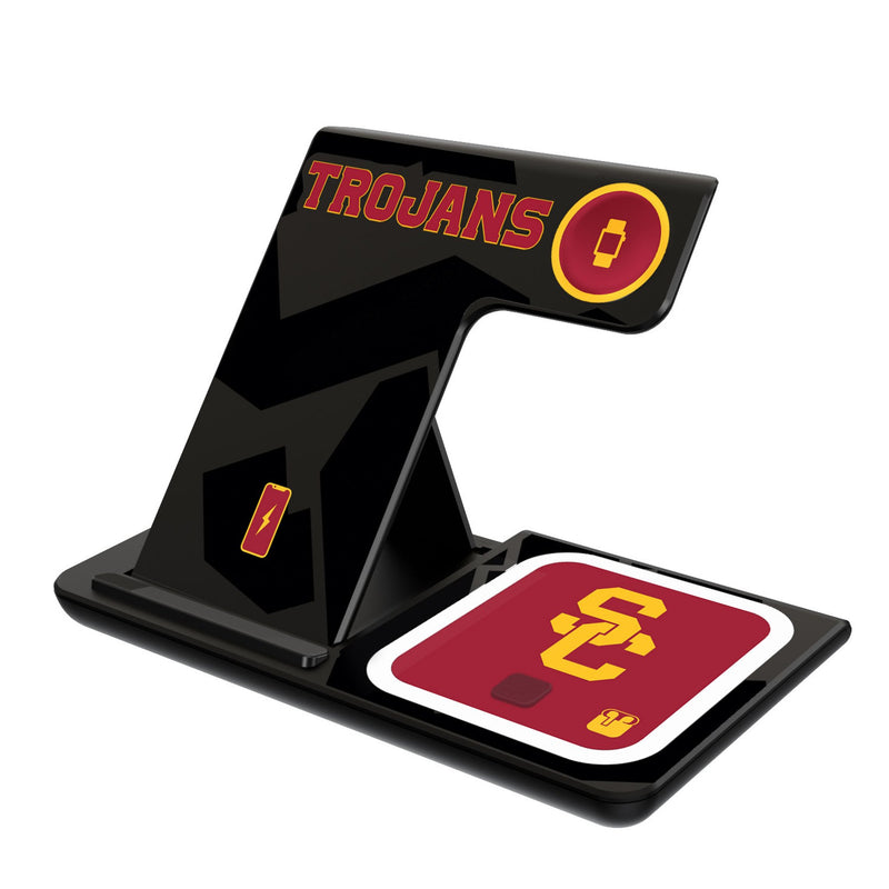 University of Southern California Trojans Monocolor Tilt 3 in 1 Charging Station