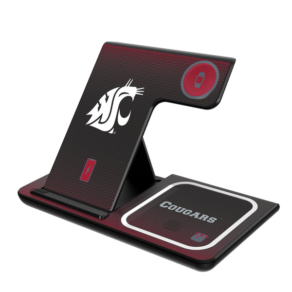 Washington State University Cougars Linen 3 in 1 Charging Station