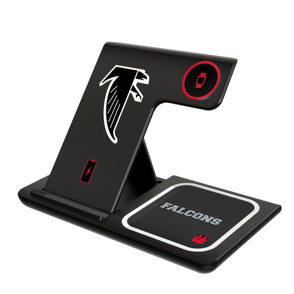 Atlanta Falcons Classic  Linen 3 in 1 Charging Station