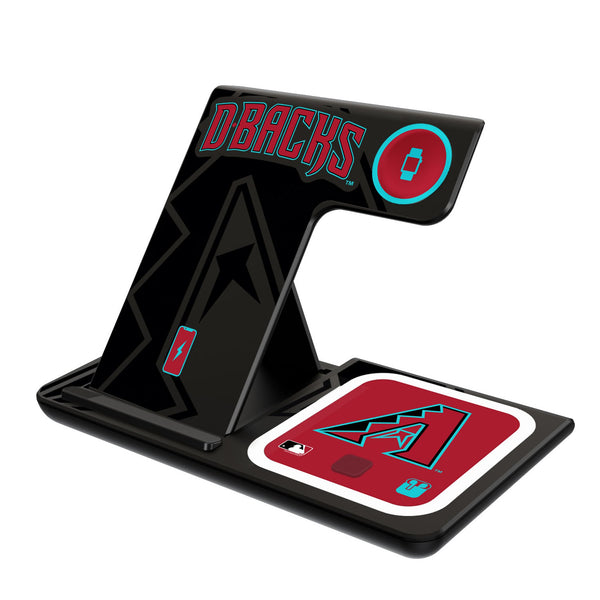 Arizona Diamondbacks Monocolor Tilt 3 in 1 Charging Station