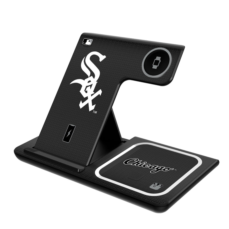 Chicago White Sox Linen 3 in 1 Charging Station