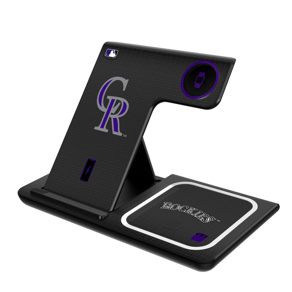 Colorado Rockies Linen 3 in 1 Charging Station