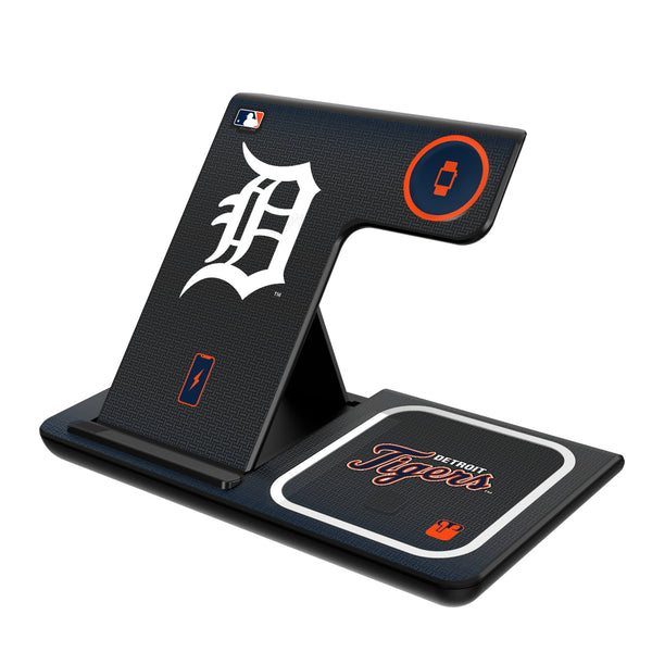 Detroit Tigers Linen 3 in 1 Charging Station