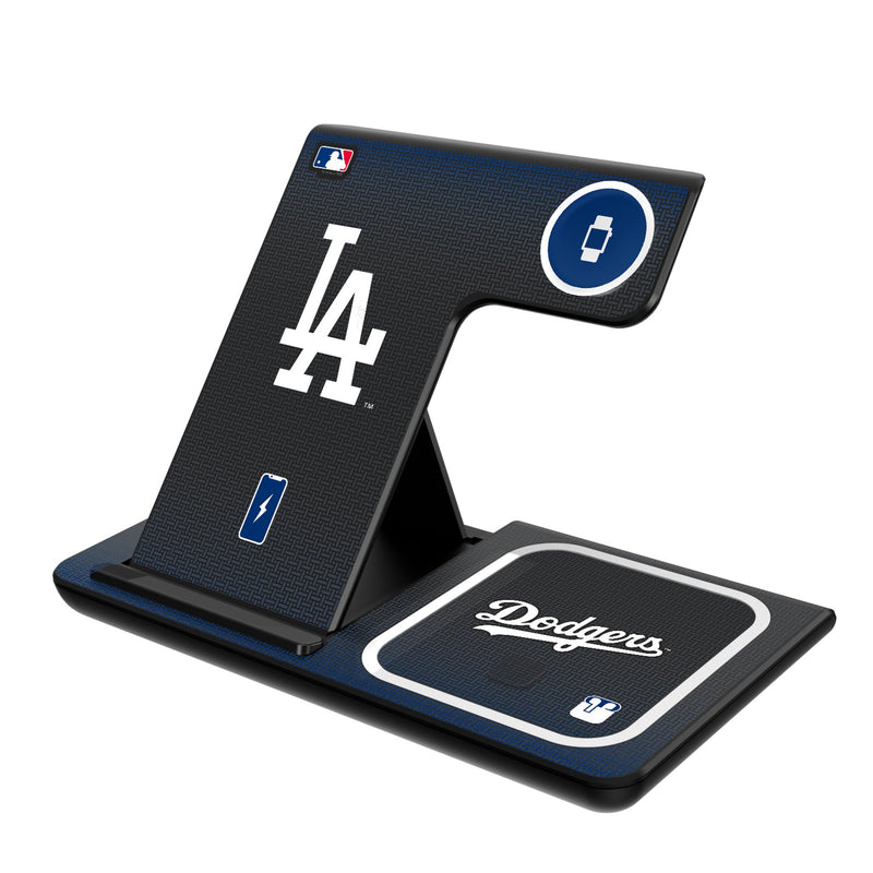 LA Dodgers Linen 3 in 1 Charging Station