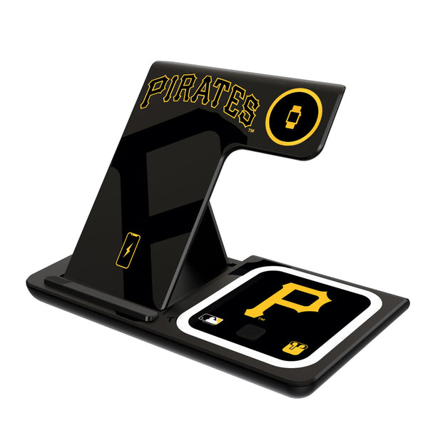 Pittsburgh Pirates Monocolor Tilt 3 in 1 Charging Station