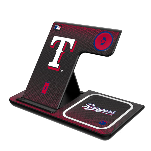 Texas Rangers Linen 3 in 1 Charging Station