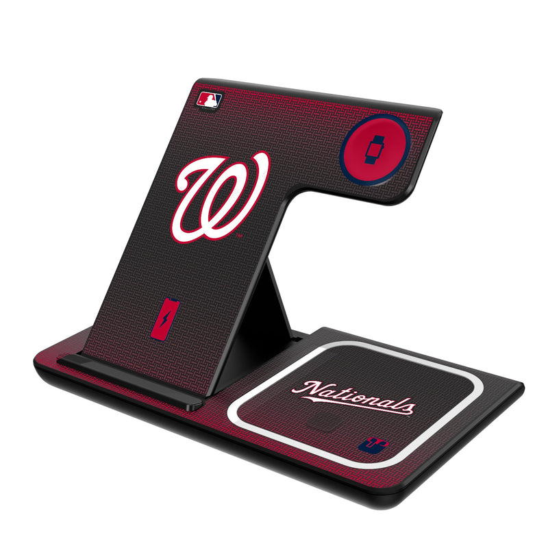 Washington Nationals Linen 3 in 1 Charging Station