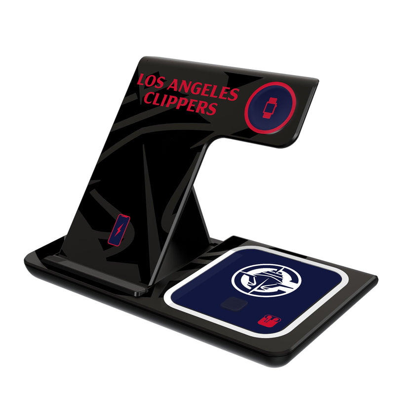 Los Angeles Clippers Monocolor Tilt 3 in 1 Charging Station