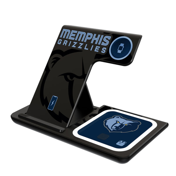 Memphis Grizzlies Monocolor Tilt 3 in 1 Charging Station