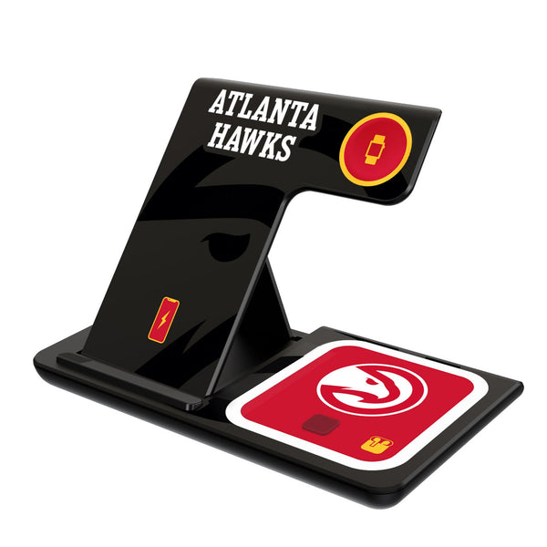 Atlanta Hawks Monocolor Tilt 3 in 1 Charging Station