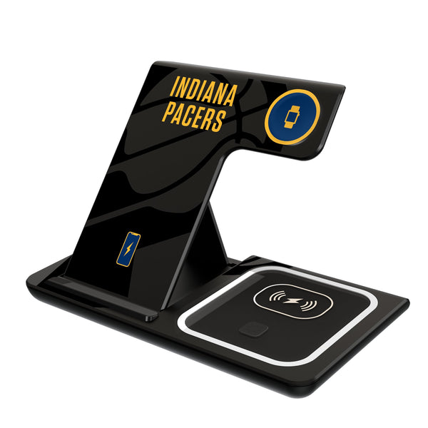 Indiana Pacers Monocolor Tilt 3 in 1 Charging Station