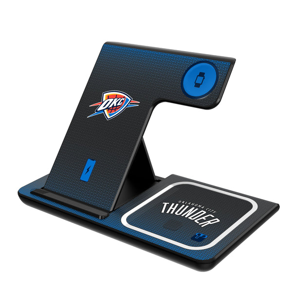 Oklahoma City Thunder Linen 3 in 1 Charging Station