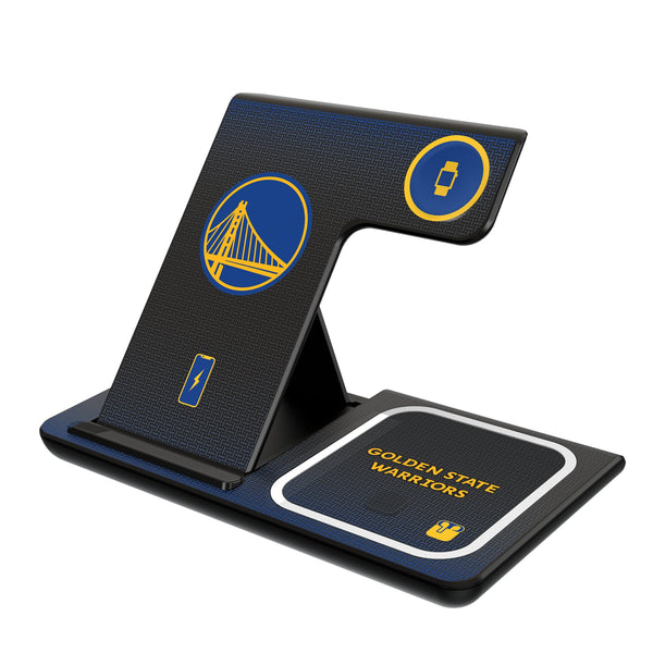 Golden State Warriors Linen 3 in 1 Charging Station