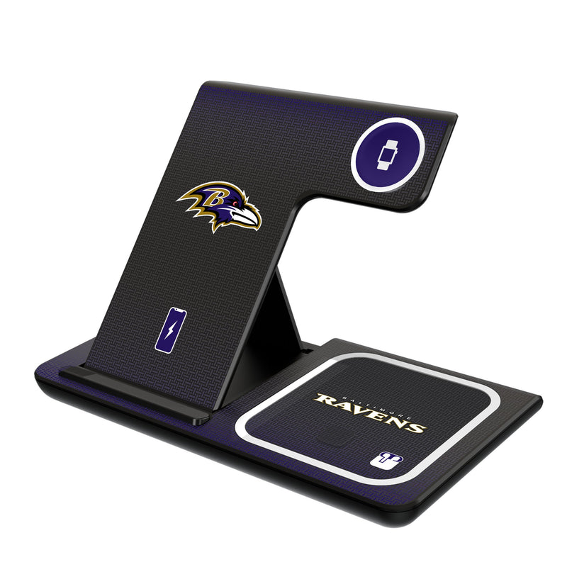 Baltimore Ravens Linen 3 in 1 Charging Station