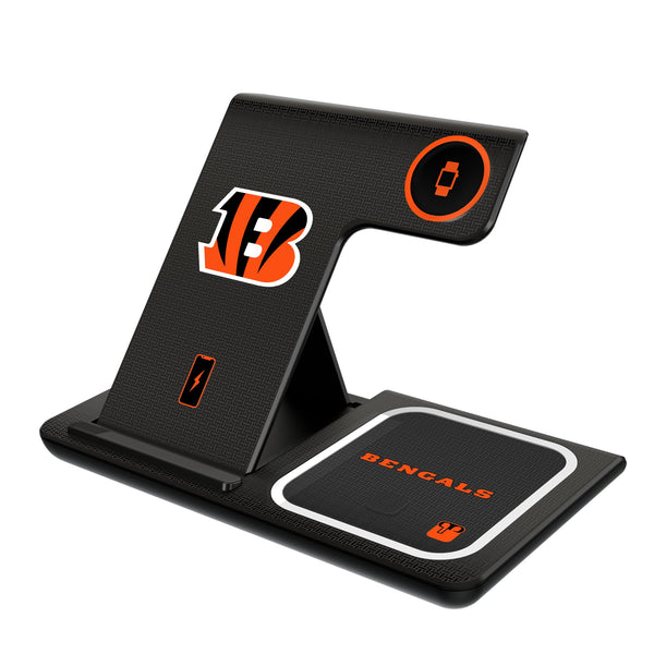 Cincinnati Bengals Linen 3 in 1 Charging Station