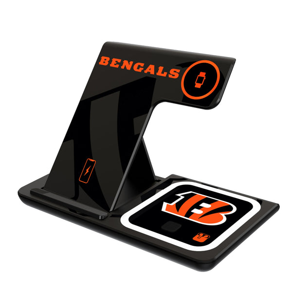 Cincinnati Bengals Monocolor Tilt 3 in 1 Charging Station