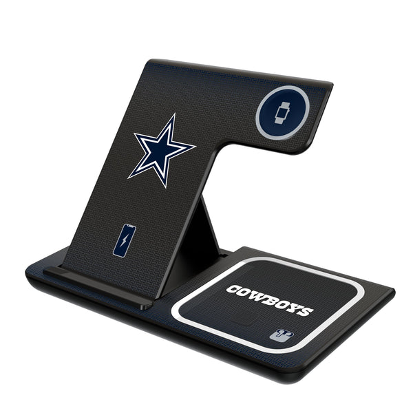 Dallas Cowboys Linen 3 in 1 Charging Station