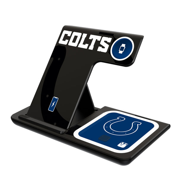 Indianapolis Colts Monocolor Tilt 3 in 1 Charging Station