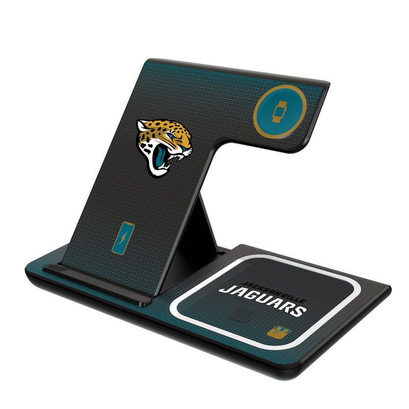 Jacksonville Jaguars Linen 3 in 1 Charging Station