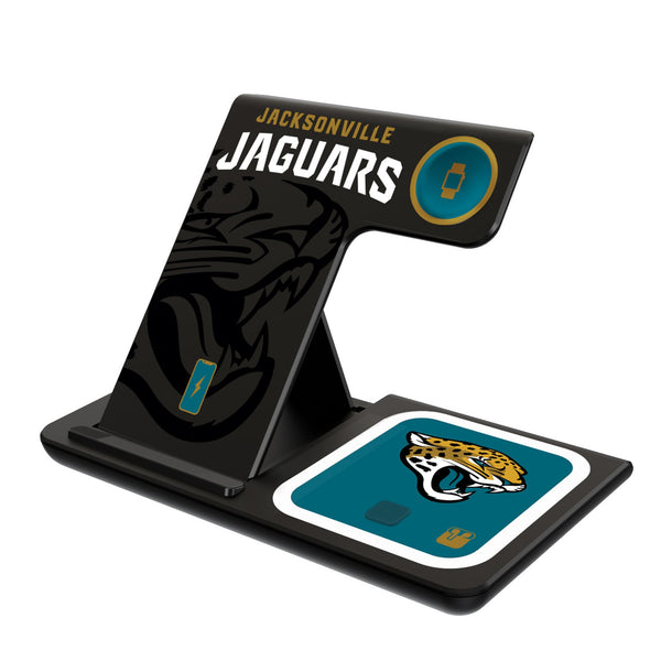 Jacksonville Jaguars Monocolor Tilt 3 in 1 Charging Station