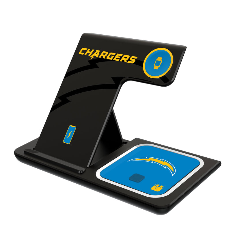 Los Angeles Chargers Monocolor Tilt 3 in 1 Charging Station