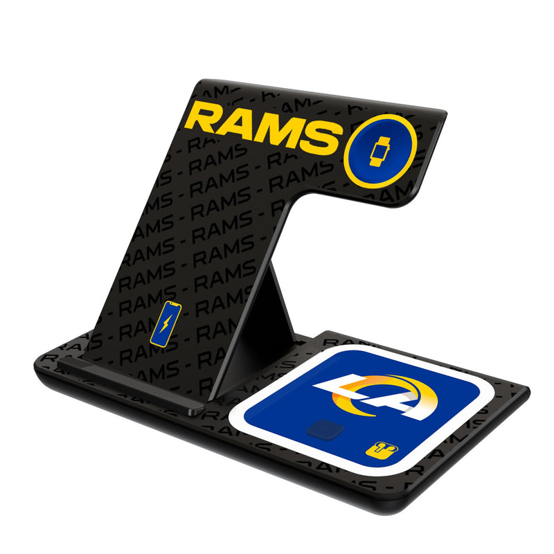 Los Angeles Rams Monocolor Tilt 3 in 1 Charging Station