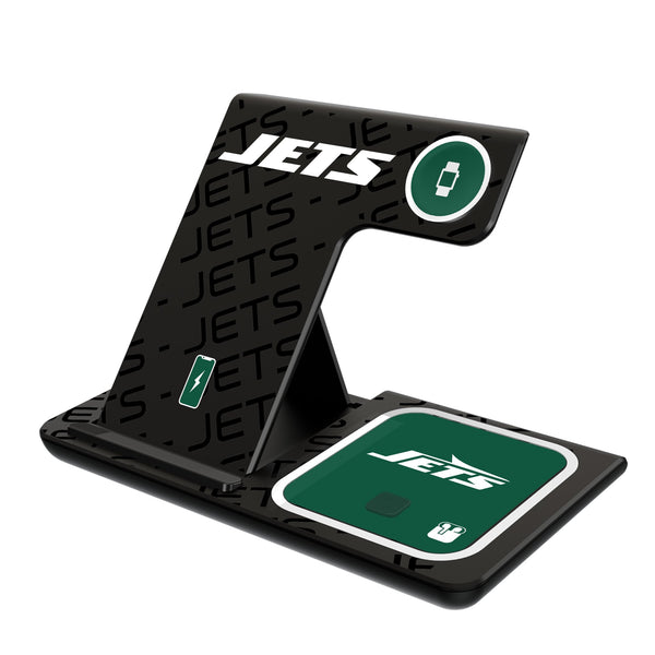 New York Jets Monocolor Tilt 3 in 1 Charging Station