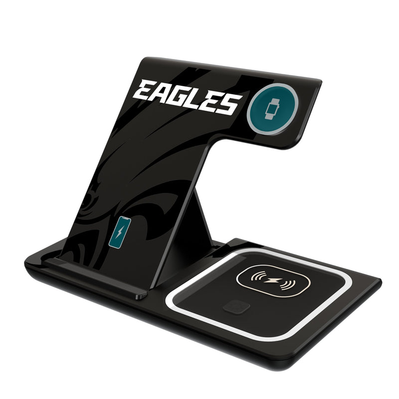 Philadelphia Eagles Monocolor Tilt 3 in 1 Charging Station